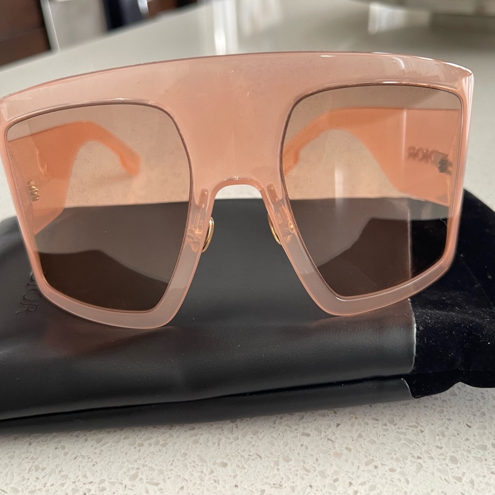 DIOR Oversized Pink Sunglasses